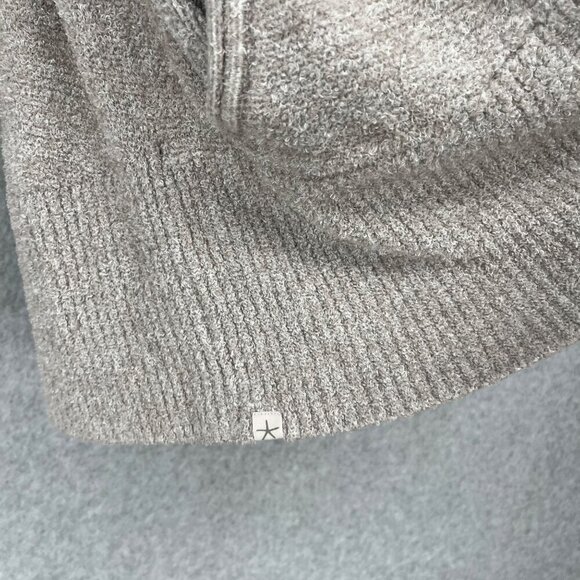 Barefoot Dreams CozyChic Lite Circle Cardi Size M Tan Light Neutral Pockets EUC - Picture 4 of 11